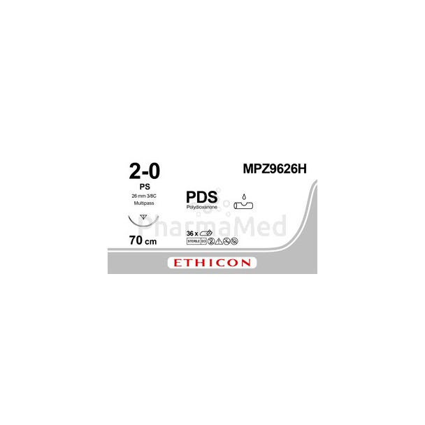 PDS 2/0 MPZ9626H PS 70cm - 36draden