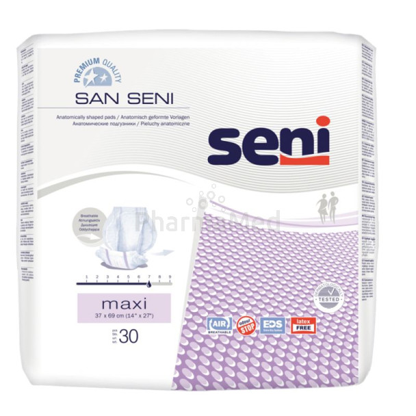 Couche anatomique SAN SENI - Maxi - 30pc