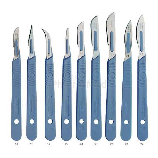 Bistouris complets Stérile S&M - N°21 - 10pc