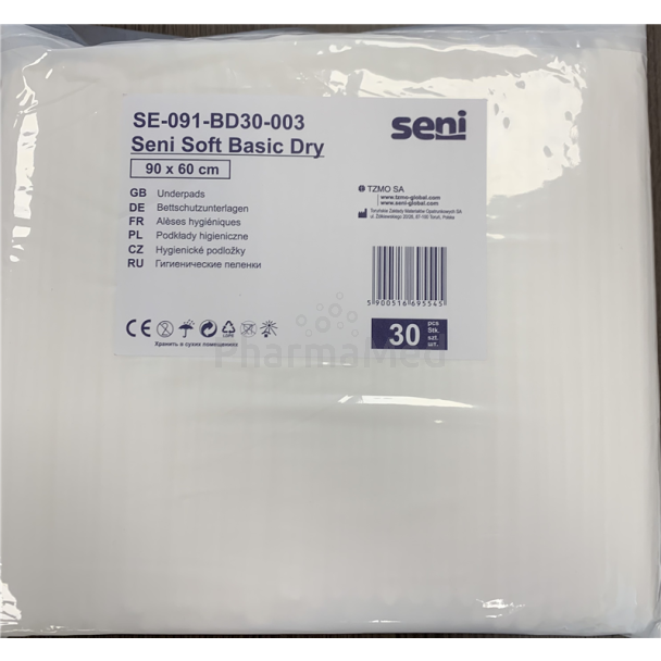 Alèse SENI Soft - Basic Dry 60x90cm - 30pc