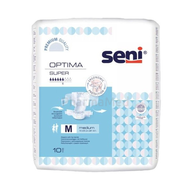SENI OPTIMA Flex Super - Large 6g Bleu - 10pc