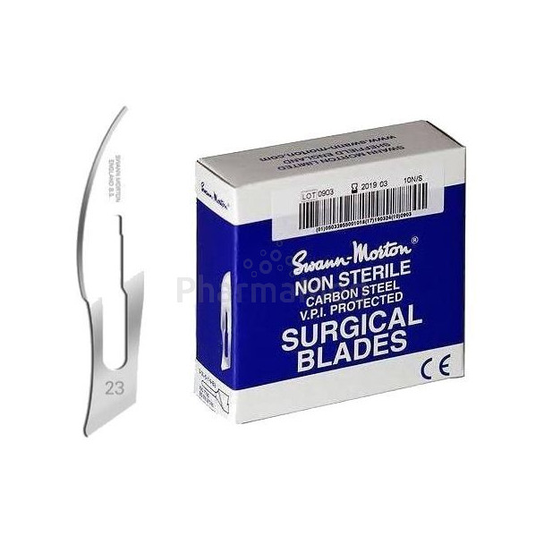 Lames bistouri Non stérile S&M - N°23 - 100pc
