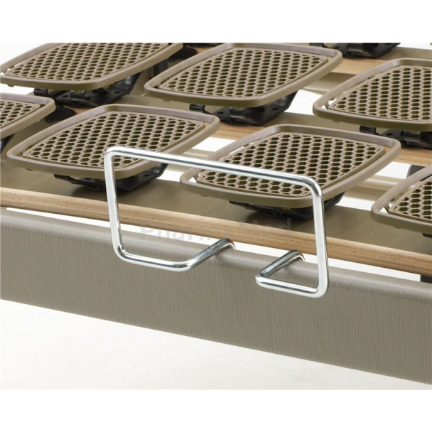 Cale matelas chromé TEMPUR - 2 pers. fixe