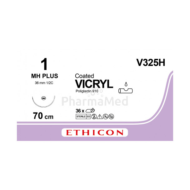 VICRYL 1 Coated V325H MH Plus 70cm - 36fils