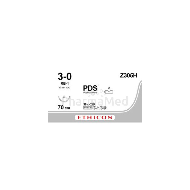 PDSII 3/0 Z305H 1xRB-1 70cm Violet - 36fils
