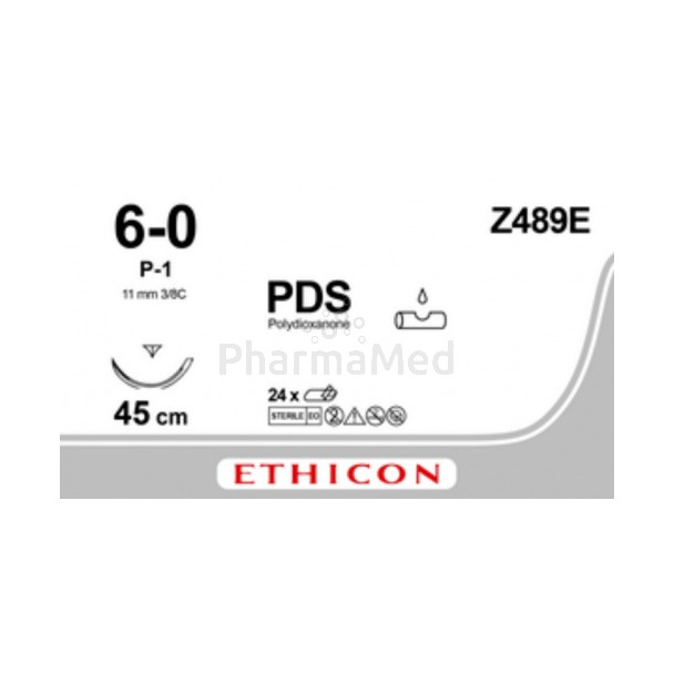 PDS 6/0 Z489E P-1 45cm- 24draden