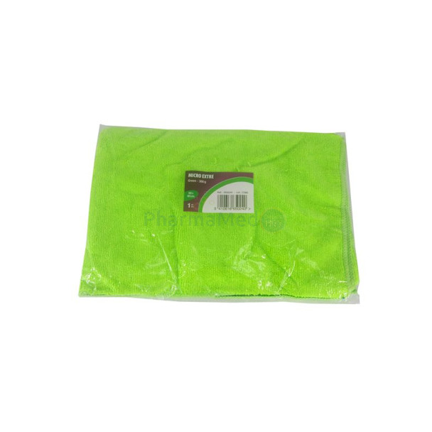 Torchon microfibres vert 60x80cm - 1pc