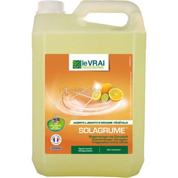 LE VRAI BIO MENAGE détergent SOLAGRUME ..(5L)