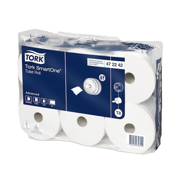 Papier toilette SMARTONE 1150cp 2pl.200m - 1 rouleau