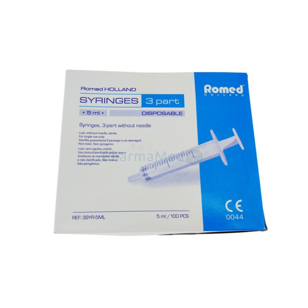 Seringues ROMED 5ml - 100 pièces