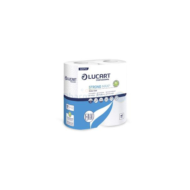 Essuie tout blanc LUCART Strong 2plis 90 feuilles - 20rlx