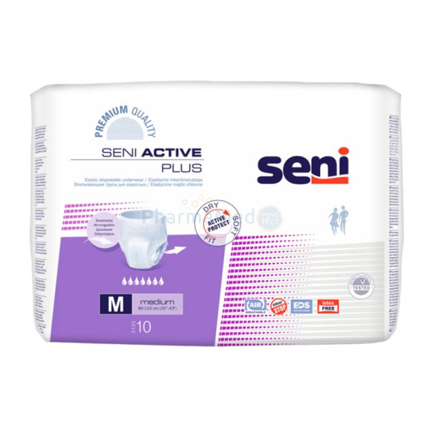 SENI ACTIVE Plus Pants Medium - 10pc