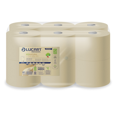 Toiletpap. ECONATURAL L-ONE MINI 180 2lgl 180m - 12 rollen