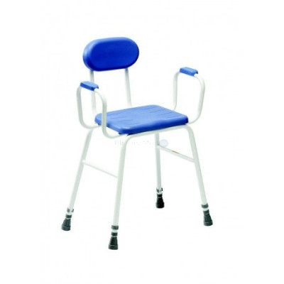 Chaise haute de cuisine confort bleue - 1pc