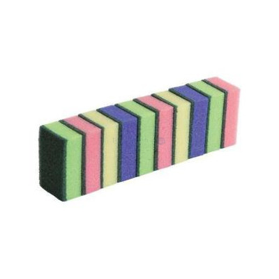 Gekleurde schuursponzen 9×6×3cm – 10st