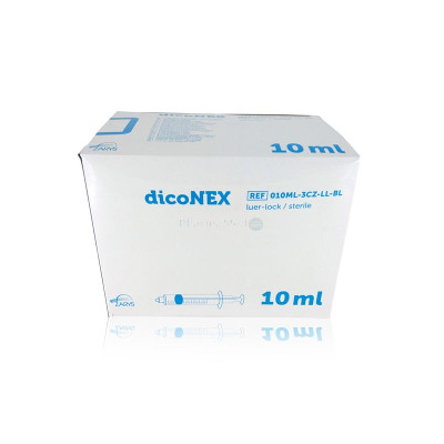 Seringues ZARYS dicoNEX 10ml sans latex/100pc