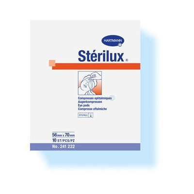 STERILUX compresse occulaire.  56x70 st. - 10pc