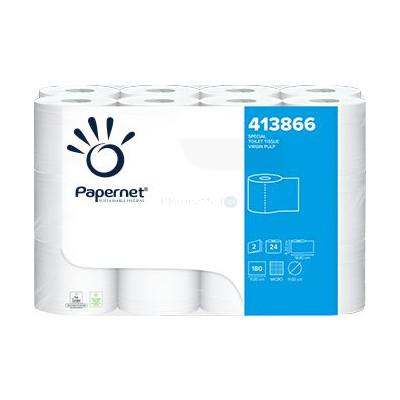 Pap. hyg. PAPERNET 100% cell. 180cp 2pl (1rl)