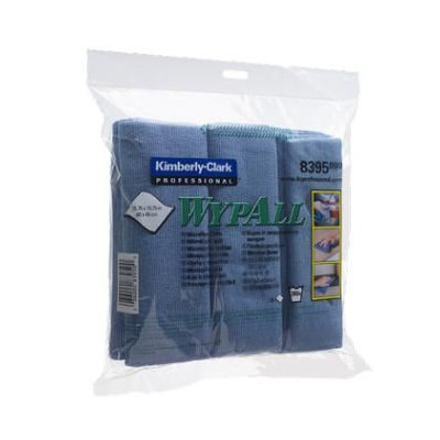 WYPALL Lavette microfibre bleue 40x40cm - 1pc