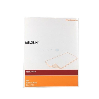 Compresses non adhérentes stériles MELOLIN - 10x20cm - 100x1pc