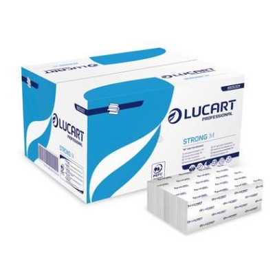 Essuie-mains LUCART 2 plis strong blanc 22.5x32cm W - 15x125f