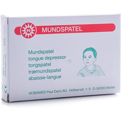 NOBA - Abaisse langue bois/pédiatrique - 100pc