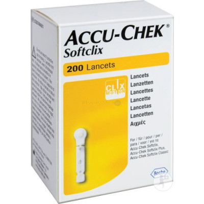 ACCU CHEK SOFTCLIX lancetten - 200st