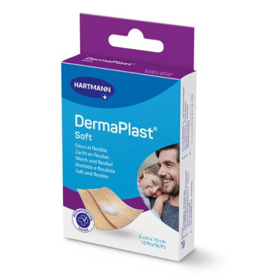 DERMAPLAST Soft 6cmx10cm - 10pc