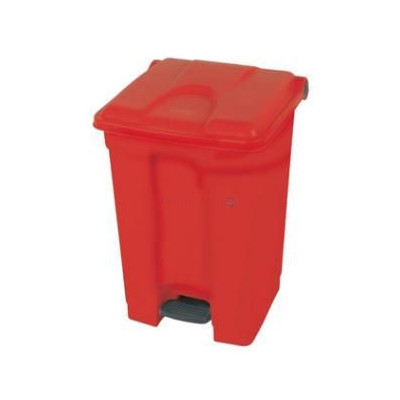 Collecteur à pédale 70lt - rouge Probbax