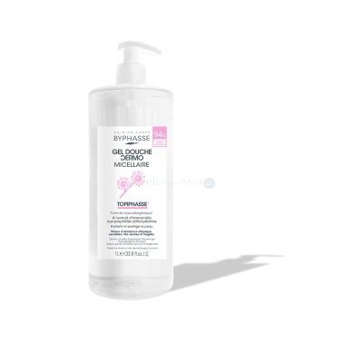 BYPHASSE Gel douche dermo micellaire - Topiphasse 1L