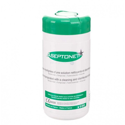 Lingettes ASEPTONET - 13x20cm - 100pc