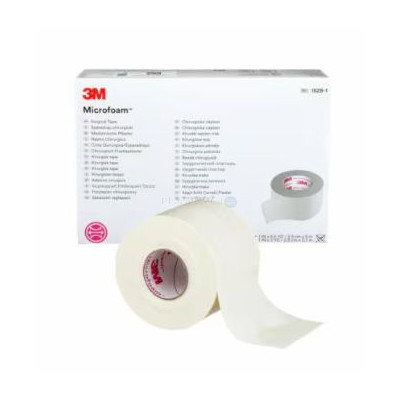 MICROFOAM 1528-1 pansement adhésif st 2,5cm x 5m - 12pcs