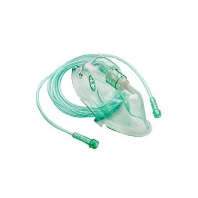 Masque à oxygène avec tuyau 210cm - Medium - 1pc