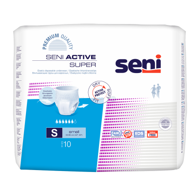 SENI ACTIVE Super Pants - Small - 10pc