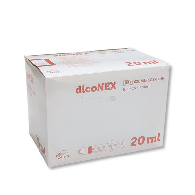 Seringues ZARYS dicoNEX 20ml luer lock - 50pc