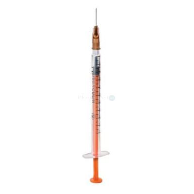 DICOTUBER Seringue Tuberculine 1ml 0,45x13mm - 100pc