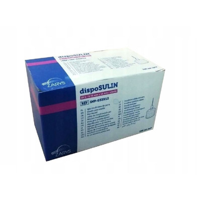 Aiguilles dispoSULIN - 29G 0,33mmx12mm - 100pc
