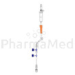 Set de perfusion Y DIALEX  3 voies + 100cm, 290cm - 50pcs
