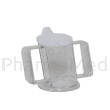 Gobelet HANDYCUP Oblique 237 ml 2 becs Transparent