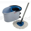 Seau + Mop franges microfibres + support - 1pièce