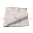 Lavette coton gaufré blanc 35x35cm - 1pc
