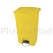 Collecteur à pédale jaune - 90L