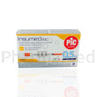 Seringues insuline PIC - 0,5ml G29 12,7mm - 3 x 10pc