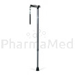 Canne à poignée derby réglable 71-99cm grise