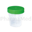 Pot à urine 100/125ml + couvercle vert - 4X25pc