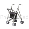 Rollator ARA-K 4 roues + frein - 1pc