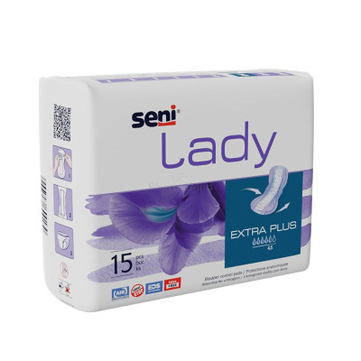 SENI LADY Protection anatomique - Extra Plus 4.5g - 15pc