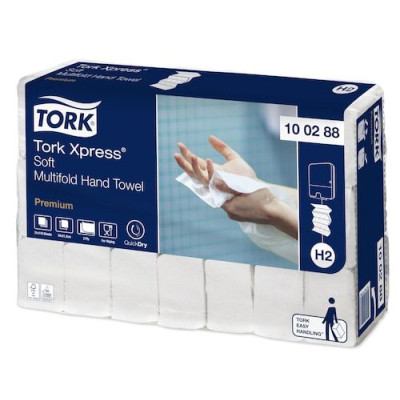 Essuie mains TORK interfoliés premium 2plis 34cm - 21x110 feuilles