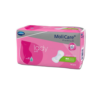 MOLICARE PREMIUM Lady Couche anatomique - 2g - 14pc