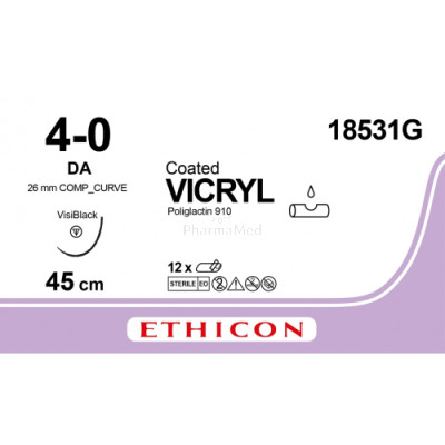 VICRYL 4/0 18531G DA 45cm - 12draden